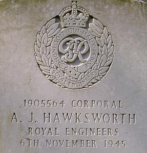 AJ Hawksworth: Headstone